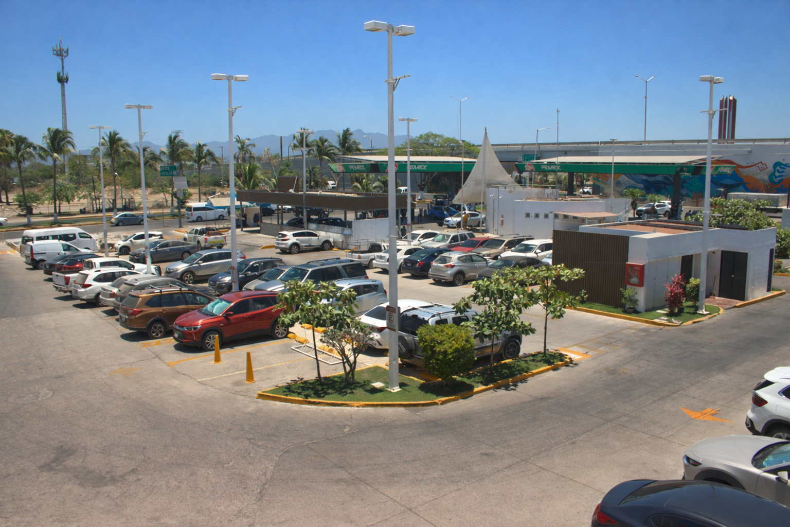 Vista Panorámica Estacionamiento